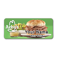 Arby's Roast Beef and Salad Badge