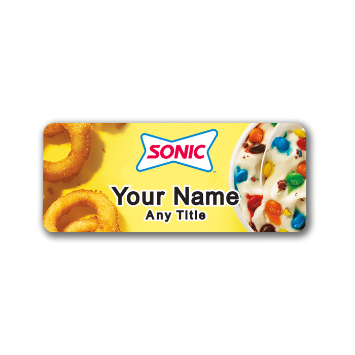 Sonic Savory Sweet Badge