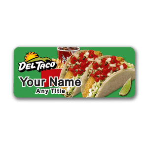 Del Taco Badge Fish Taco Value Meal