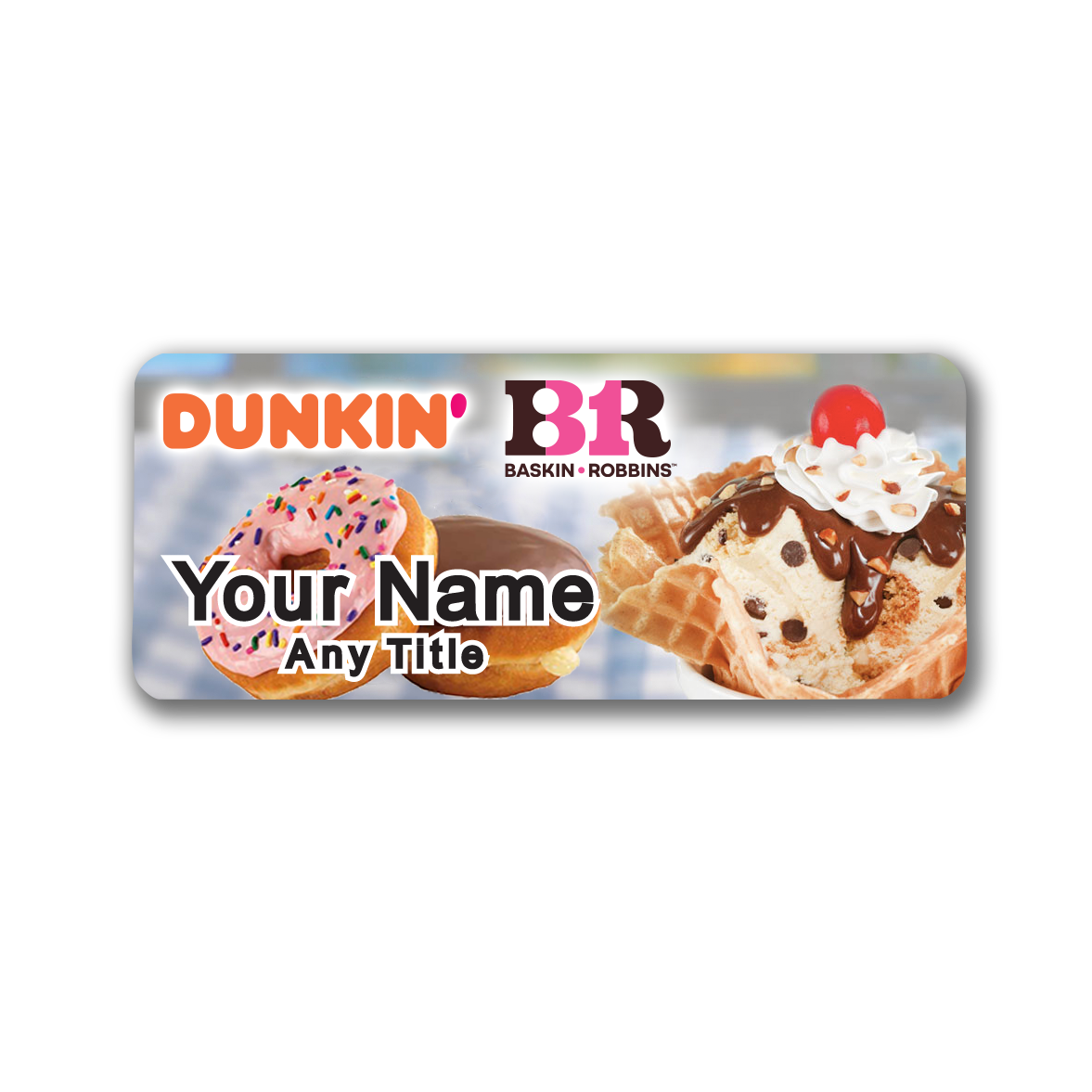 Donuts and Waffle Sundae (Dunkin) | Midwest Badge