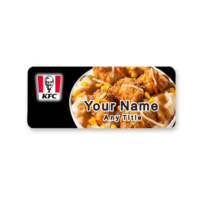 KFC Chicken Bowl Badge