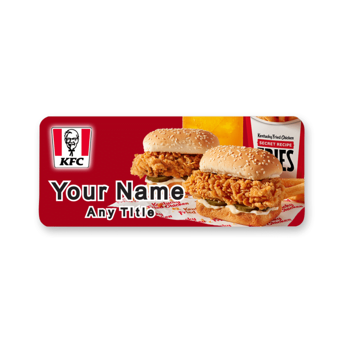 KFC Chicken Littles Badge