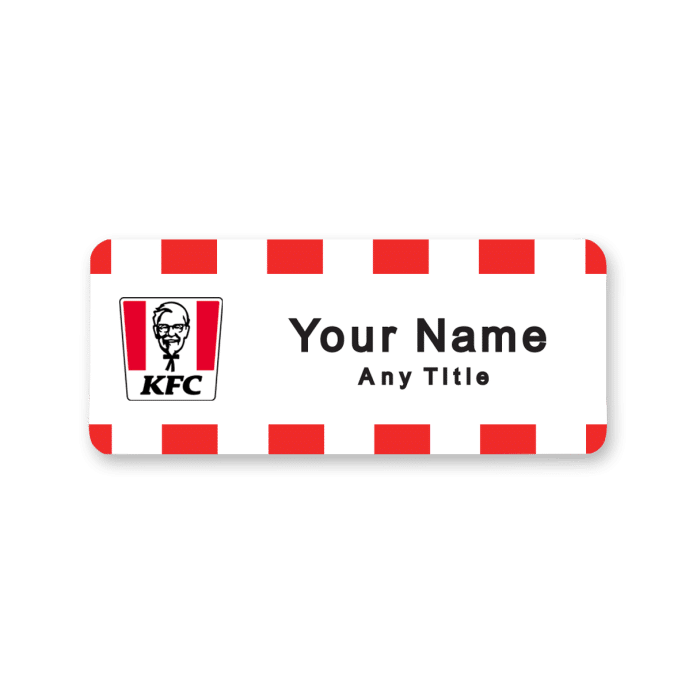 KFC Red Bars Badge