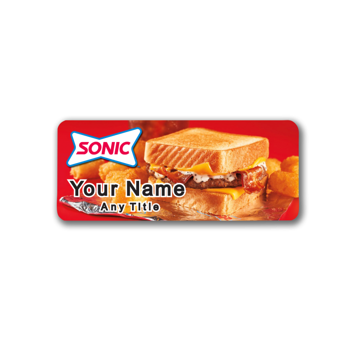 Sonic Bacon Pepper Corn Ranch Badge