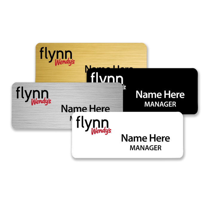 Flynn Wendy's Badge